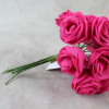 Fuchsia Petite Foam Roses