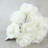 Ivory Petite Foam Roses