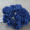 Our Petite Small, 2.5cm Foam Roses in Royal