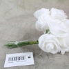 White Petite Foam Roses