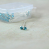 Tiffany Blue Diamante pins