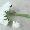 Top Down View Of Our Ivory Curled Rose Bunch