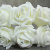 Ivory Diamante Foam Roses