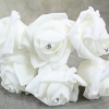 White Diamante Foam Roses