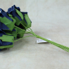 Navy With Green Stems