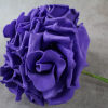 Deep Purple Curly Foam Rose