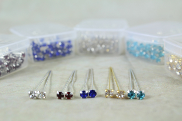 Group Photo Of Our Stunning Diamante Pins