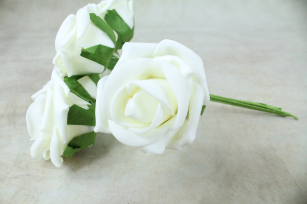 Ivory With Green Stems