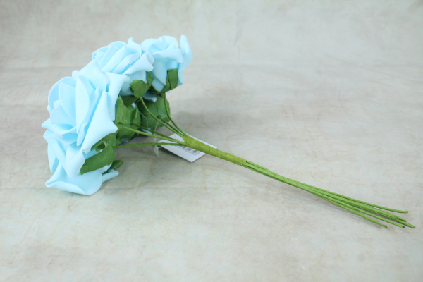 Light Blue With Green Stems