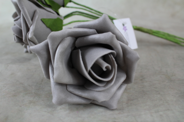 Grey Foam Rose
