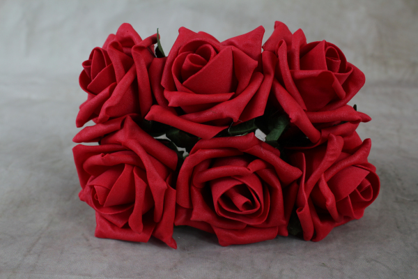 Red Foam Roses