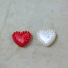 10mm Scatter Hearts - Red And Pearl
