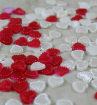 10mm Fabricated Scatter Hearts
