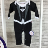 Black Tuxedo Baby Romper Suit