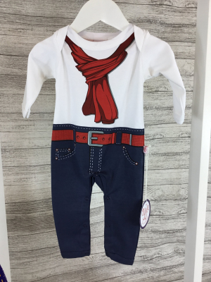 Red Scarf & Blue Jeans