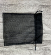 20-x-black-drawstring-organza-bags