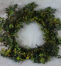 2-x-55cm-box-leaf-wreath-on-birch-twig-base