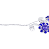 Royal Blue Pearl Diamante Flowers