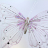 Our largest Butterfly at 27cm wide wings in white with wire wing supports
