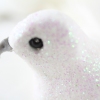 12cm Feather Tailed Glitter Doves On Clips