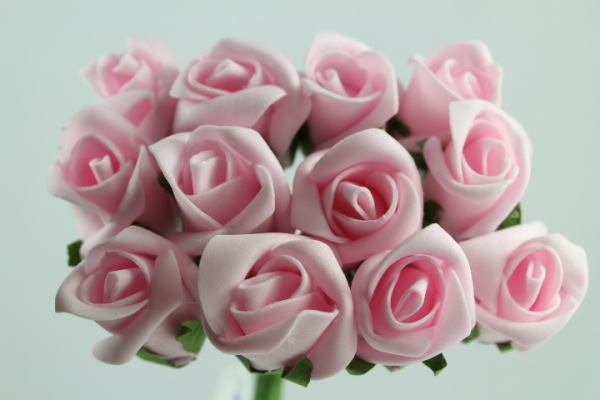 Quality Foam Roses Baby Pink.