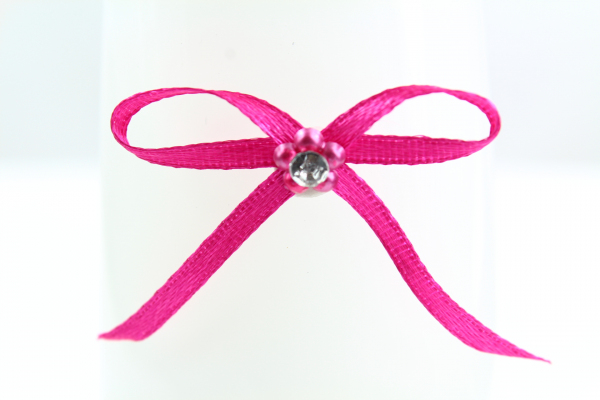 Vibrant Fucshia craft ribbon bow