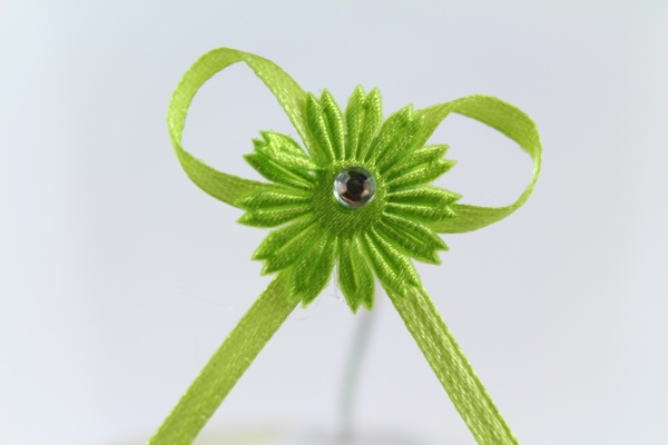 Our eye catching lime green craft bow