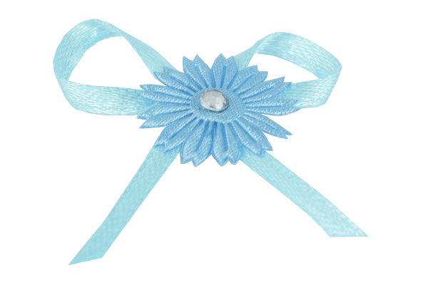 Tiffany Blue Adhesive Daisy Bow