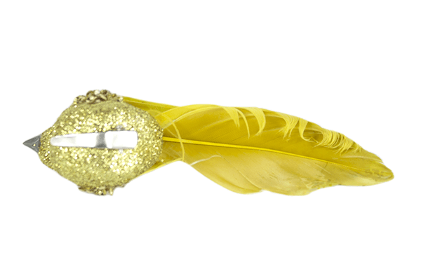 Gold Ornate Bird Clip